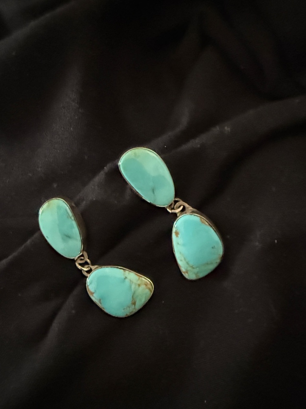 Navaho turquoise earrings